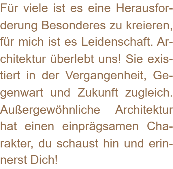 Architektur - Beschreibungstext
